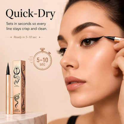 Queen Cobra Waterproof Liquid Eyeliner Pen | Jet Black