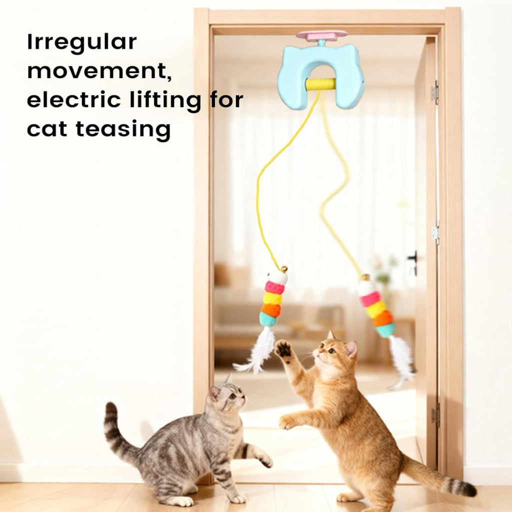 🐱 Automatic Cat Teaser Toy – Endless Fun & Exercise 🎾