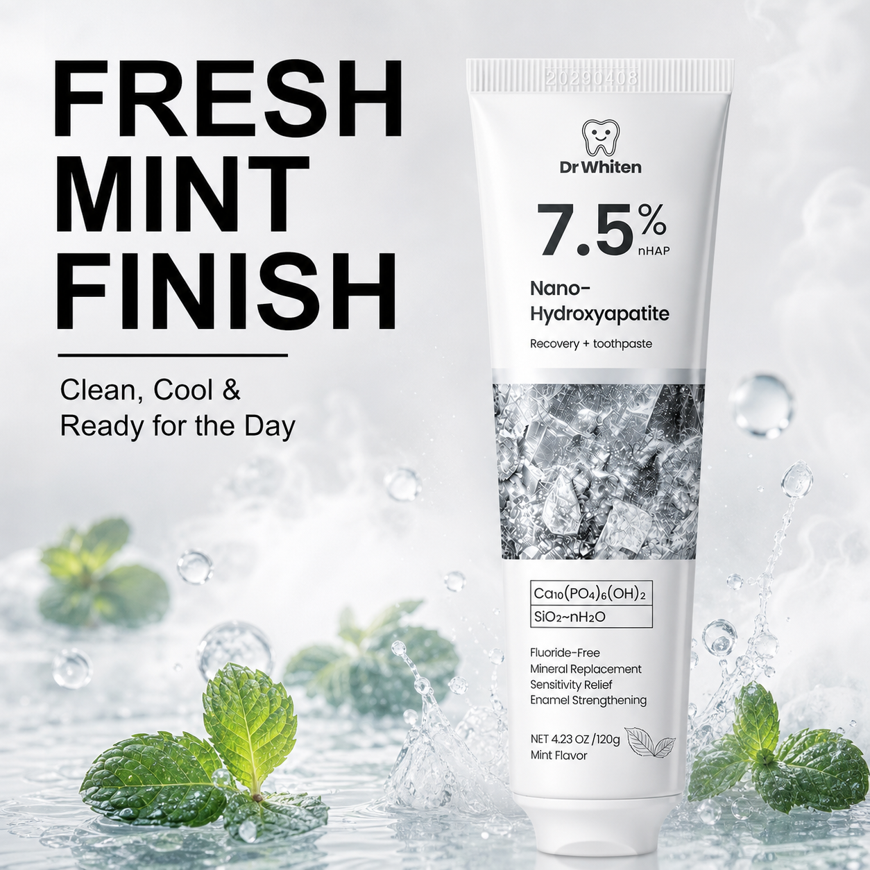 7.5% Nano-Hydroxyapatite Toothpaste