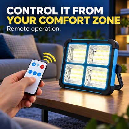 Rechargeable Magnetic LED Work Light with Remote