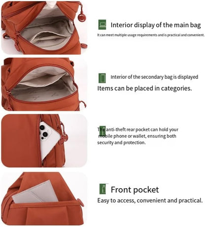 🎒 Fashion Oxford Cloth Backpack – Casual & Lightweight
