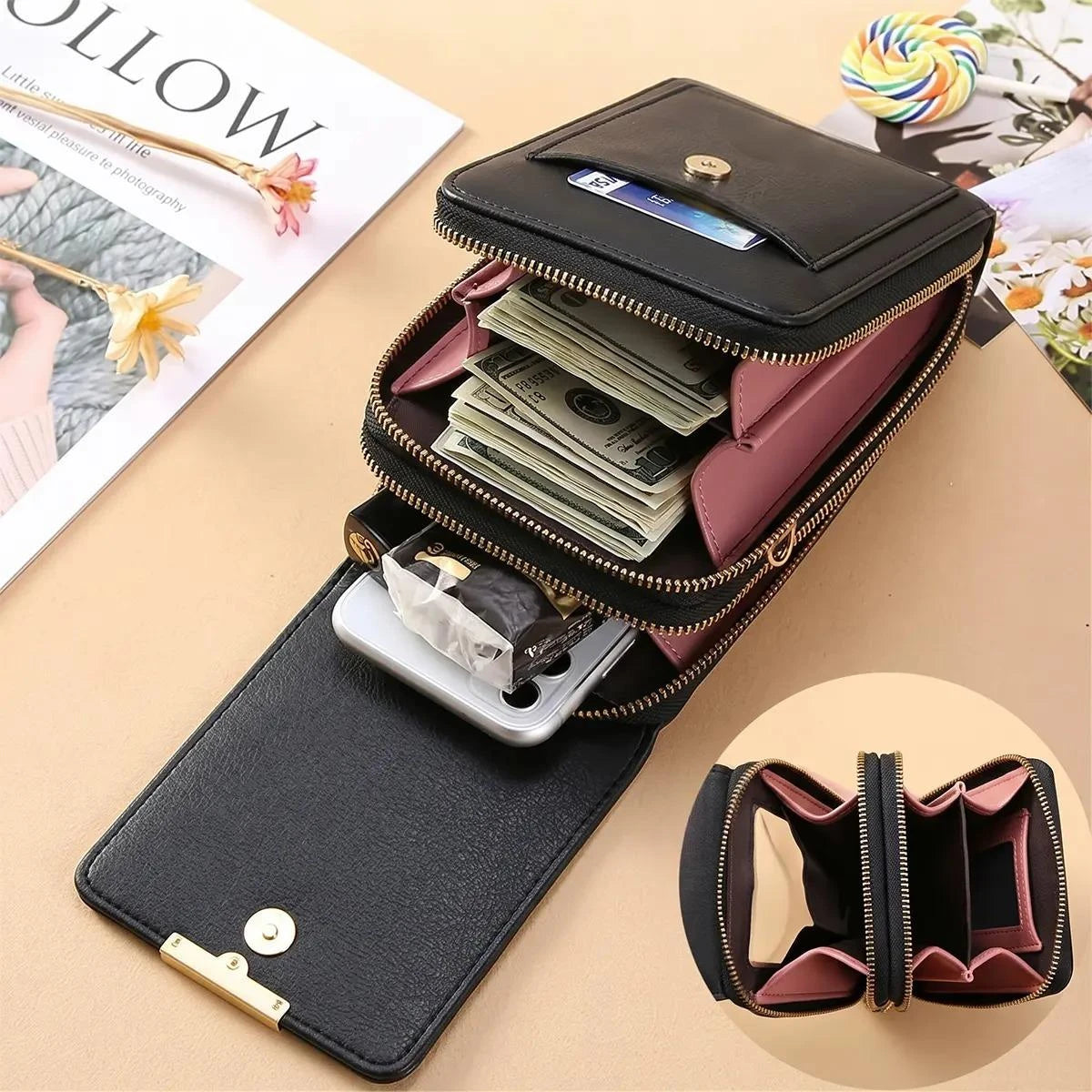 Women’s Touchscreen Crossbody Phone Bag | Hands-Free Purse
