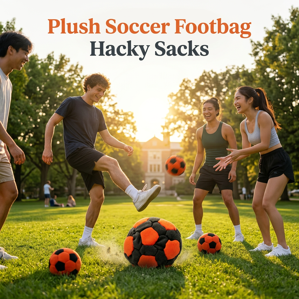 Plush Soccer Footbag Hacky Sacks