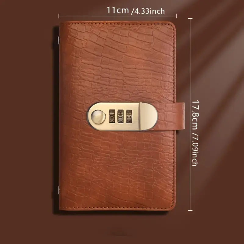 🔒 Secure Your Cash in Style! Lockable A6 Savings Notebook with 3-Digit Combination Lock 💸