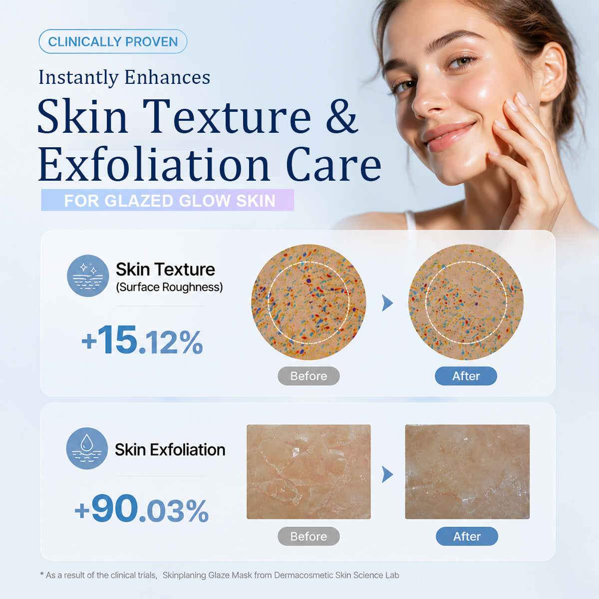 🔥 Instant Glass Skin! PDRN Exosome Peel-Off Glaze Mask with Silicone Brush 💎