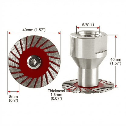 1.57" Diamond Saw Blades Set 🔪💎 Precision Stone Cutting Made Easy