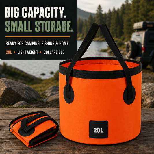 20L Collapsible Bucket | Folding Water Bucket