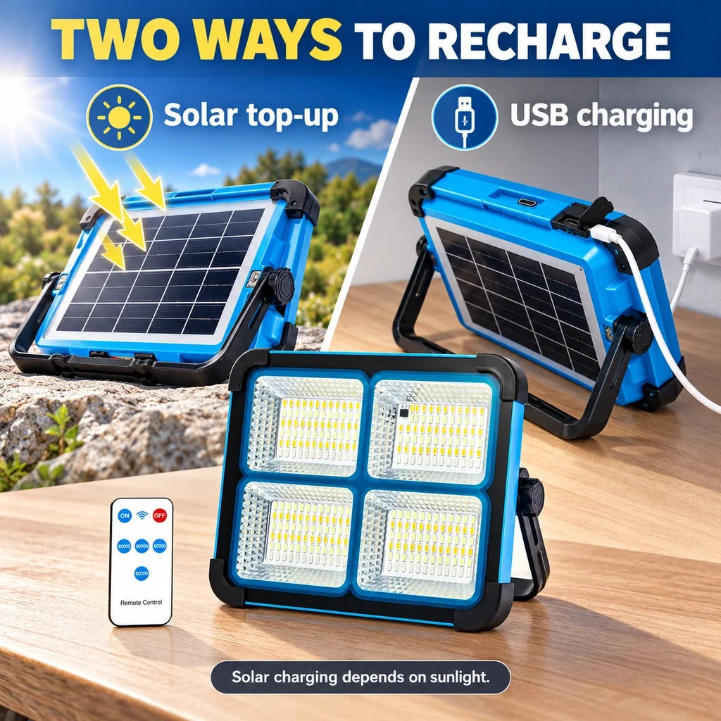 Rechargeable Magnetic LED Work Light with Remote