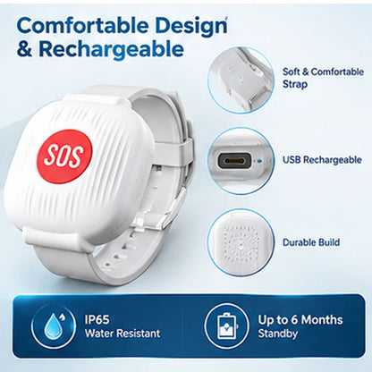 Smart emergency help bracelet for the elderly