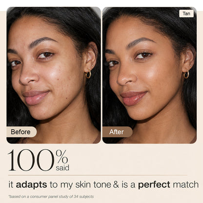 CC Color-Correcting Tinted Serum | Hydrating Skin-Adaptive Foundation