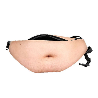 😂 Hilarious Fake Beer Belly Fanny Pack - The Ultimate Gag Gift & Prank Waist Bag 🍺