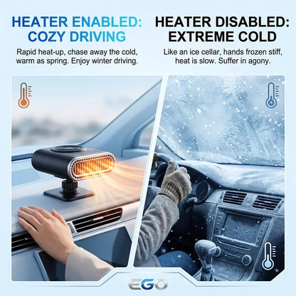 12V Portable Car Heater - Adjustable Defogging Windshield Demister 🚗