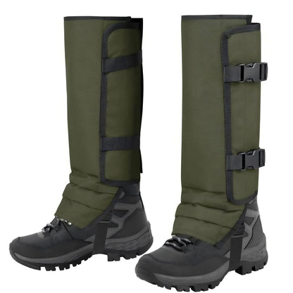 Unisex Adjustable Outdoor Snake-Resistant Leg Gaiters, Abrasion-Resistant Durable Fabric Protective Gear for Hunting, Hiking