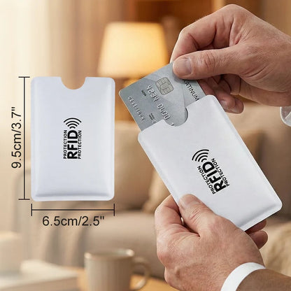 📱RFID Blocking Card Sleeves – 8-Pack Card Protectors🛡️