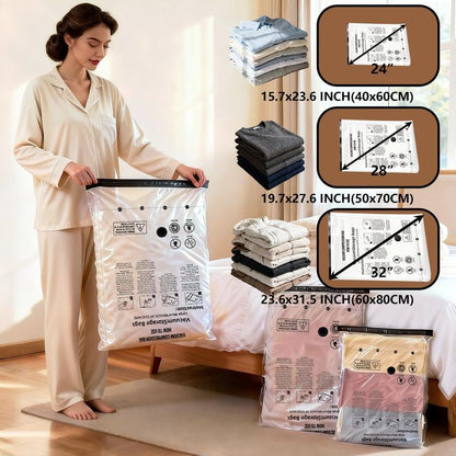 Vacuum Storage Bags with Electric Pump