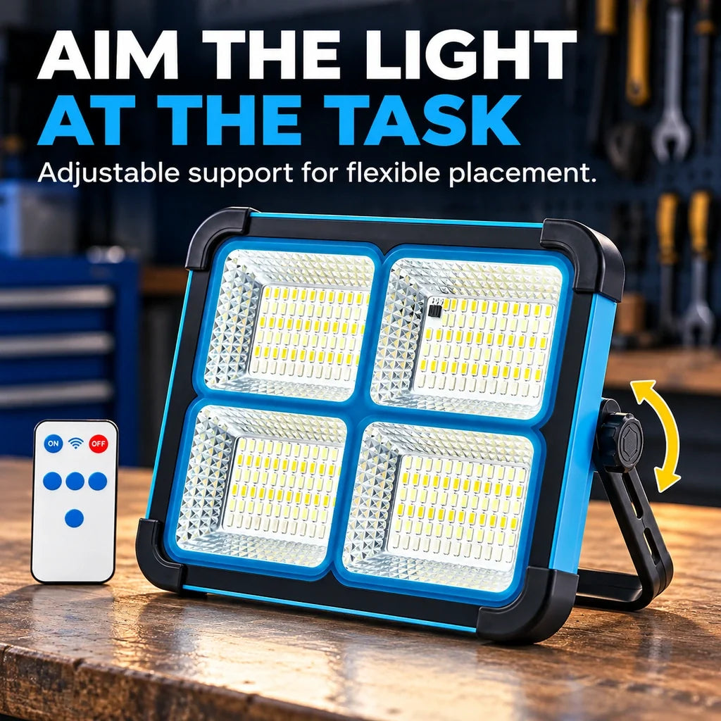Rechargeable Magnetic LED Work Light with Remote