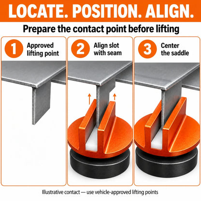 🔧Magnetic Jack Pad / Pinch Weld Jack Adapter