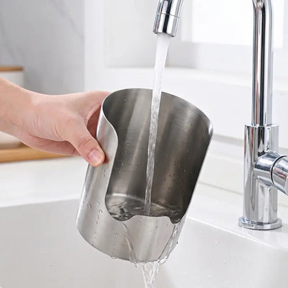 🔥Last Day 50% OFF - 🍴Thickened Stainless Steel Utensil Organizer, Rust Resistant Easy to Clean
