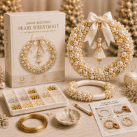 Christmas starburst pearl wreaths