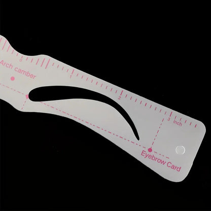 ✨ 12-Shape Reusable Eyebrow Stencil Kit – Easy Brow Shaping for Beginners & Pros