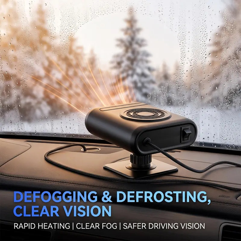 12V Portable Car Heater - Adjustable Defogging Windshield Demister 🚗
