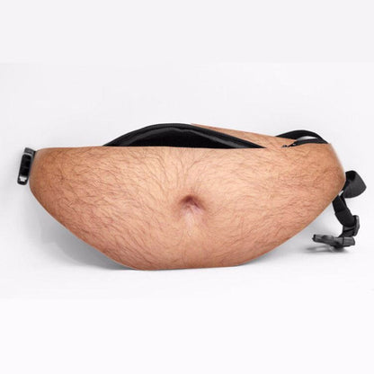 😂 Hilarious Fake Beer Belly Fanny Pack - The Ultimate Gag Gift & Prank Waist Bag 🍺