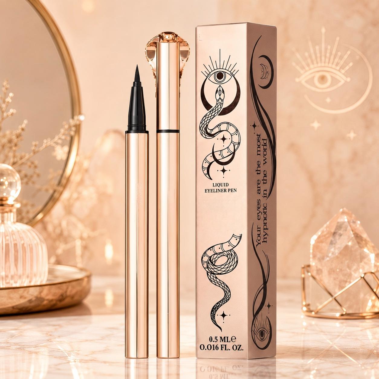 Queen Cobra Waterproof Liquid Eyeliner Pen | Jet Black