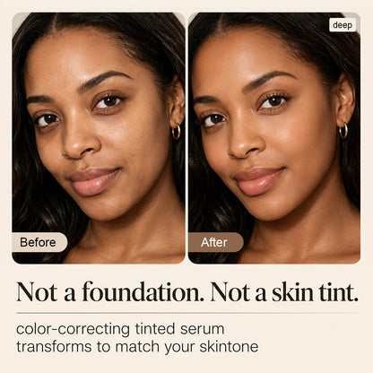 CC Color-Correcting Tinted Serum | Hydrating Skin-Adaptive Foundation