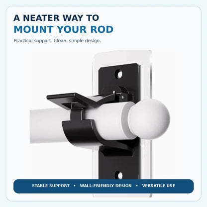 No-Drill Self Adhesive Curtain Rod Brackets