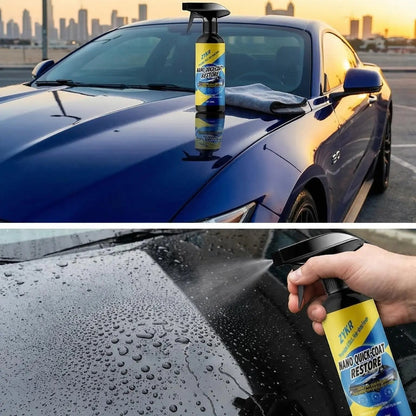Nano automotive coating spraying – a professional spray coating with excellent hydrophobicity and UV protection.
