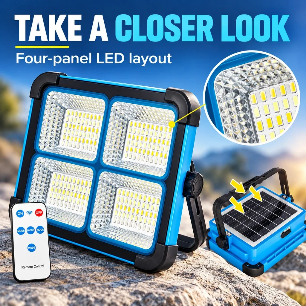 Rechargeable Magnetic LED Work Light with Remote