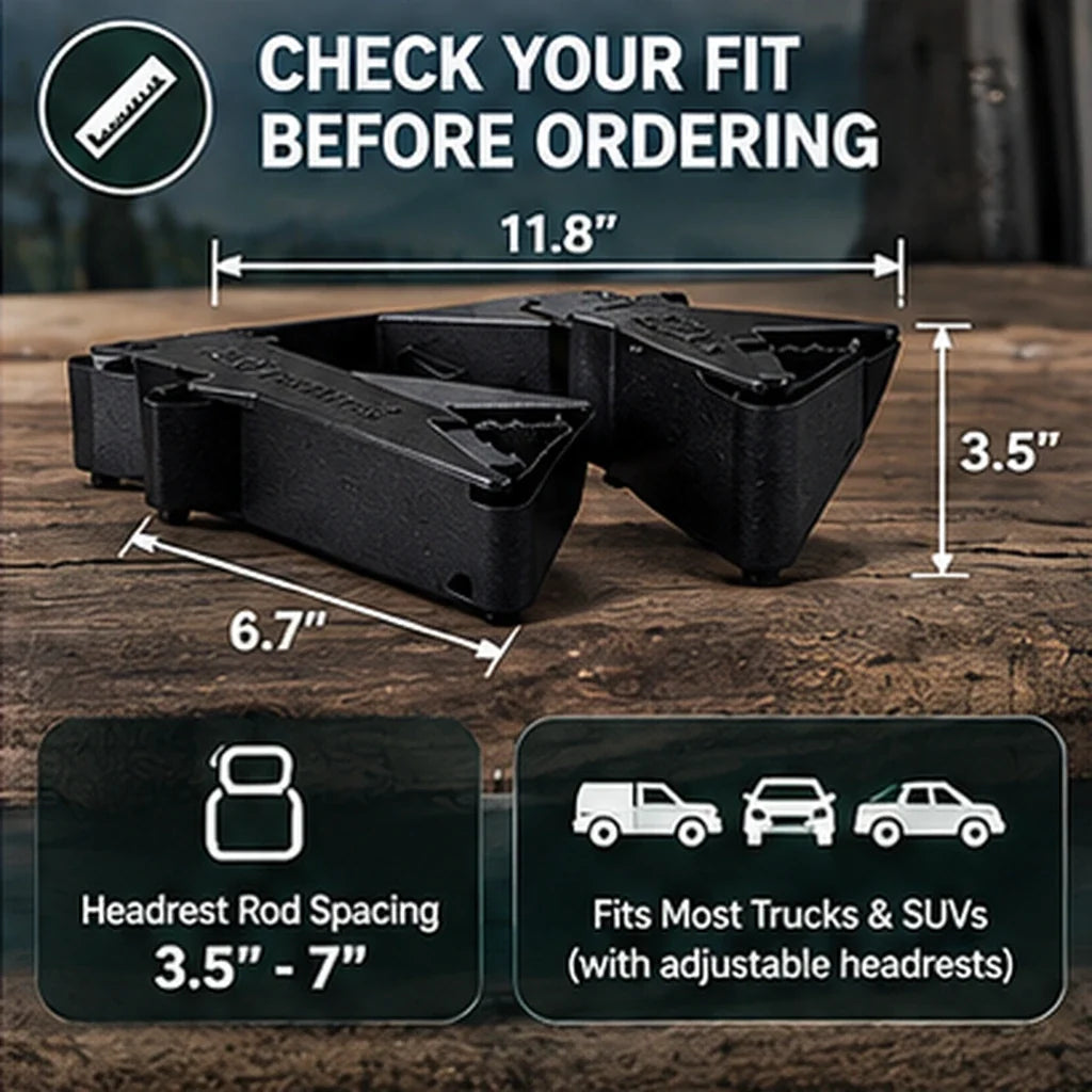 Car Dual-Slot Equipment Storage Rack
