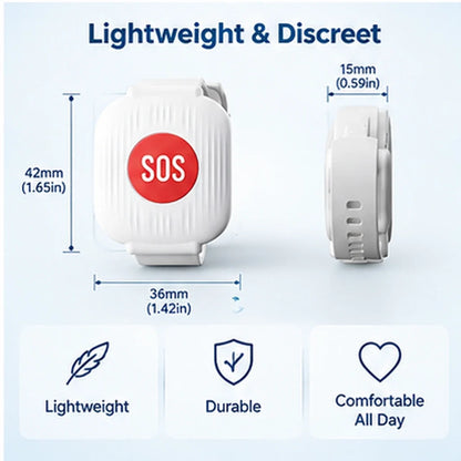 Smart emergency help bracelet for the elderly