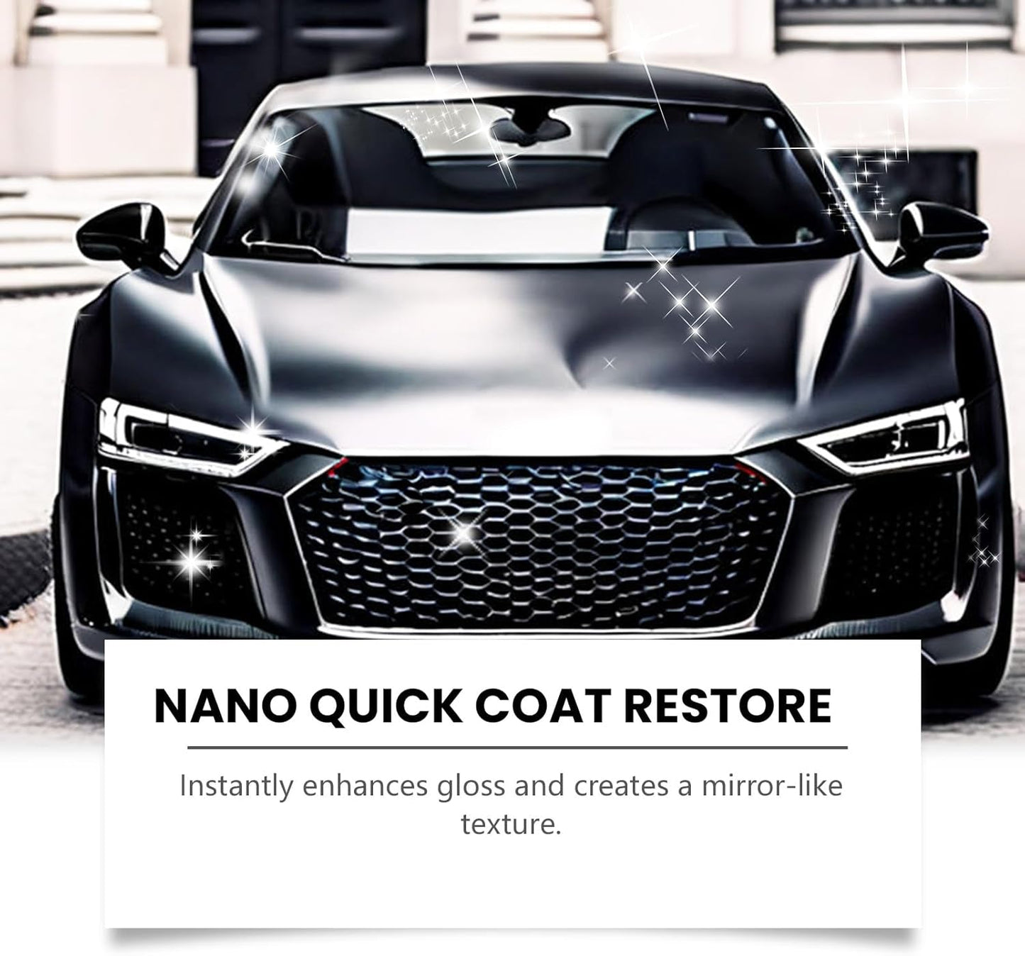 Nano automotive coating spraying – a professional spray coating with excellent hydrophobicity and UV protection.