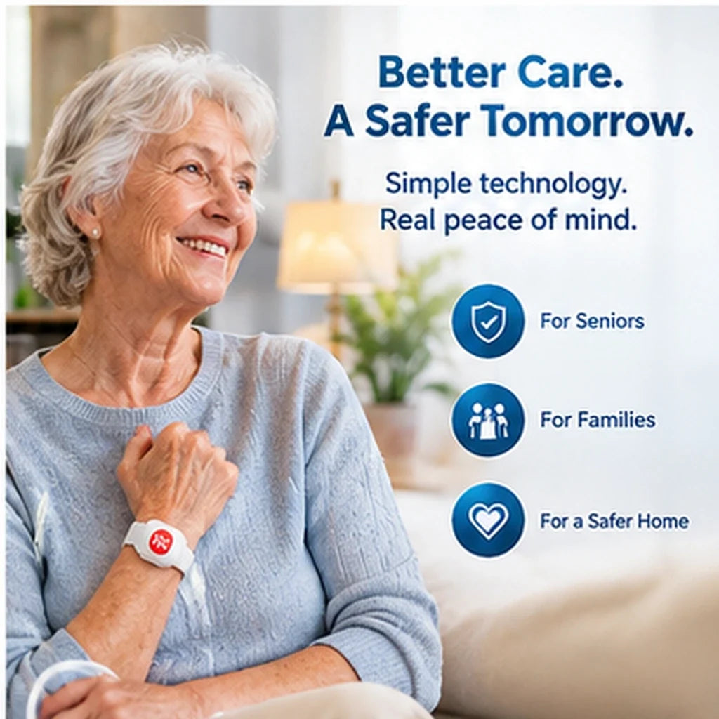 Smart emergency help bracelet for the elderly