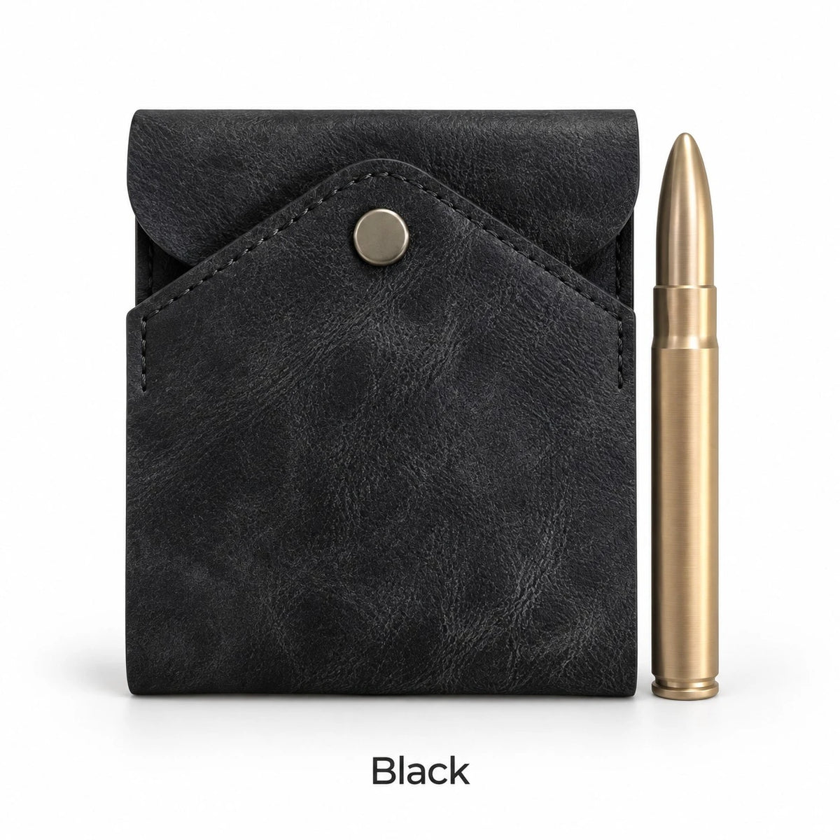 Vintage Leather Wallet with Pen Holder | Compact EDC |  Free A Pen