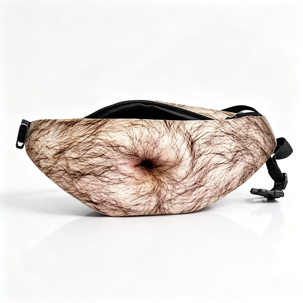 😂 Hilarious Fake Beer Belly Fanny Pack - The Ultimate Gag Gift & Prank Waist Bag 🍺