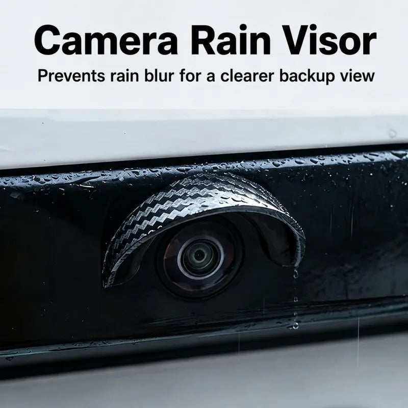 🌧️ Universal Car Camera Rain Shield – Clearer Rear View in Rain & Splash 🚗