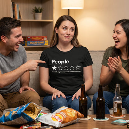 ⭐ "People: One Star" Funny Graphic T-Shirt