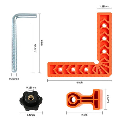 🔧 4PCS Right Angle Clamp Kit 📐 Perfect Corner Alignment Tool