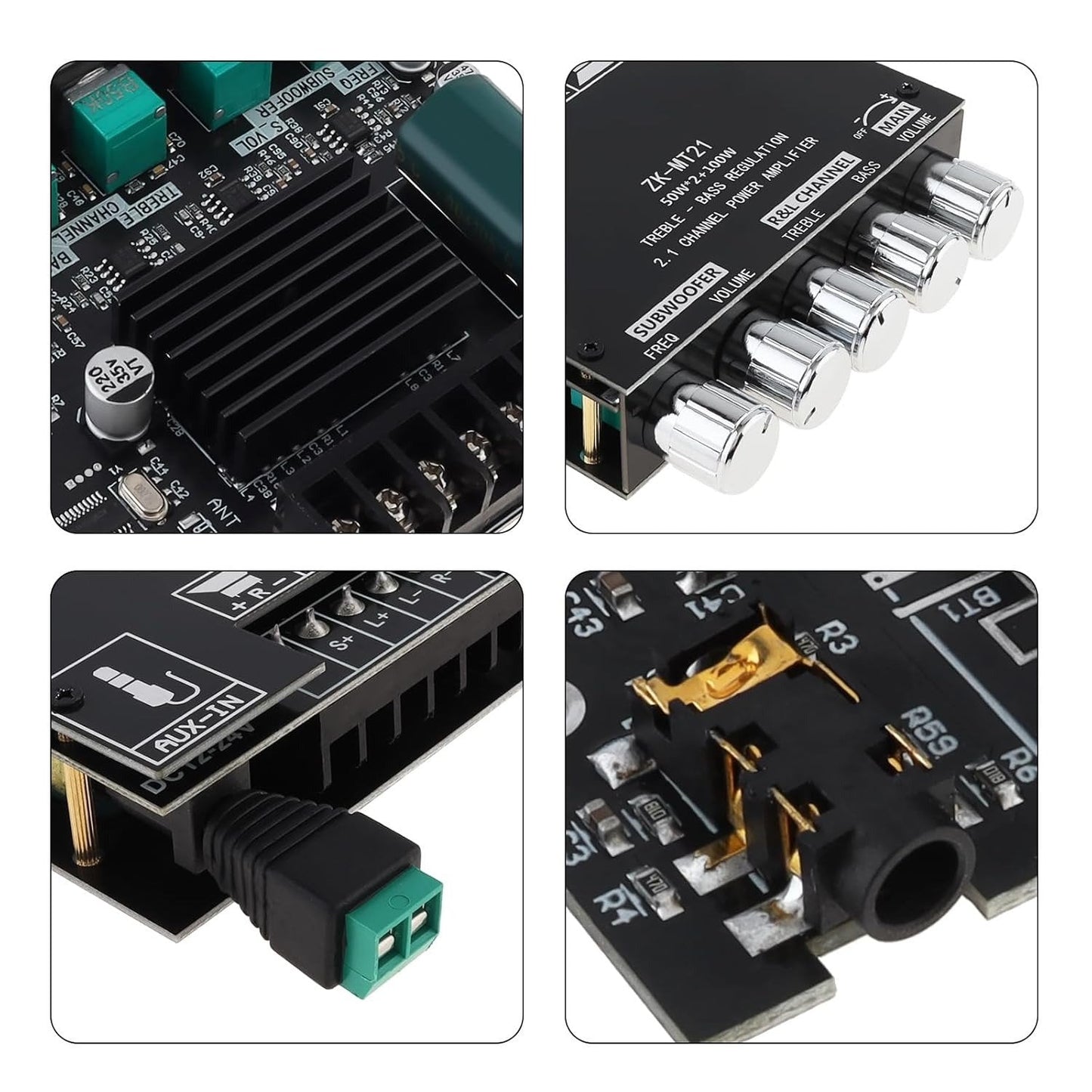 🔥 2.1 Channel Bluetooth Audio Receiver Power Amplifier Module🔊