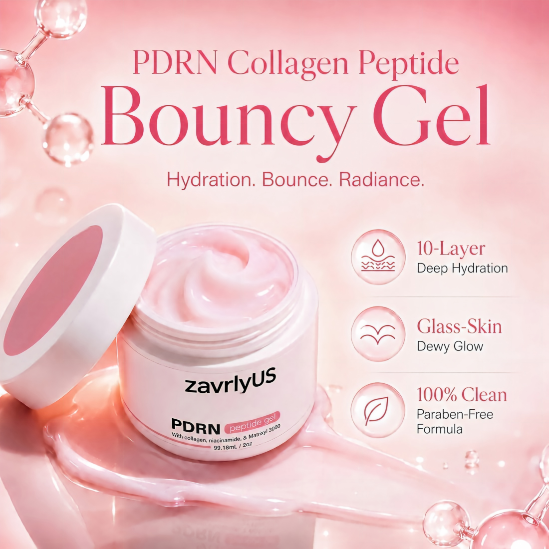 PDRN Collagen Peptide Bouncy Gel