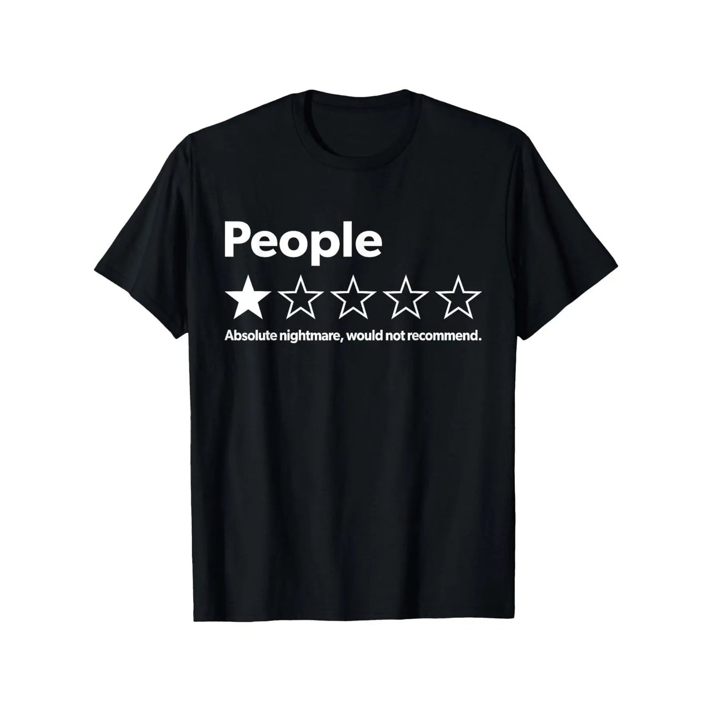 ⭐ "People: One Star" Funny Graphic T-Shirt