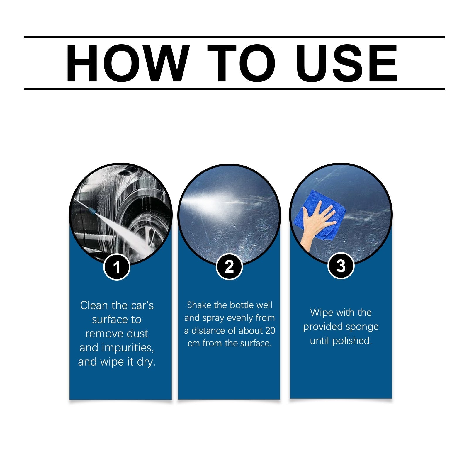 Nano automotive coating spraying – a professional spray coating with excellent hydrophobicity and UV protection.