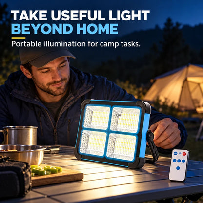 Rechargeable Magnetic LED Work Light with Remote