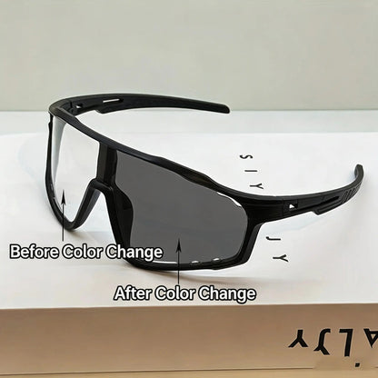 🕶️ UV400 Photochromic Polarized Safety Glasses ☀️ Anti-Glare Protection