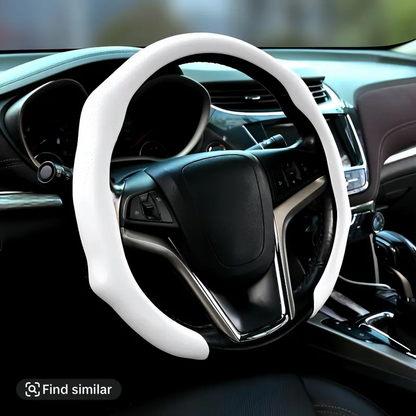 🚗 Napa Leather Steering Wheel Cover – Ultra-Thin Comfort ✨