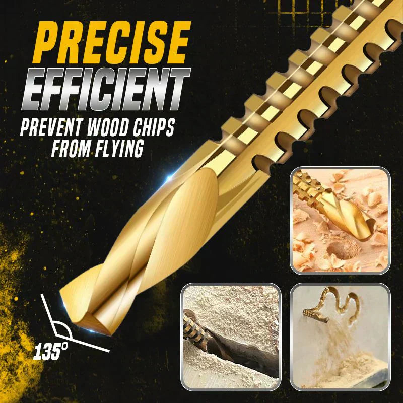🔥6-Piece Titanium HSS Drill Saw Bit Set 🛠️