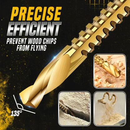 🔥6-Piece Titanium HSS Drill Saw Bit Set 🛠️