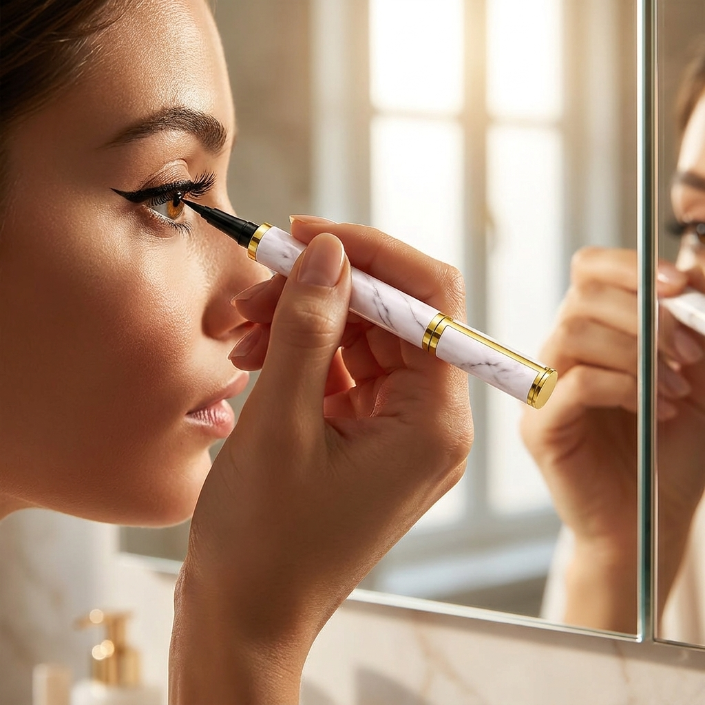 ✨Ultra-Precision Waterproof Liquid Eyeliner – All-Day Smudge-Proof Black Liner💧